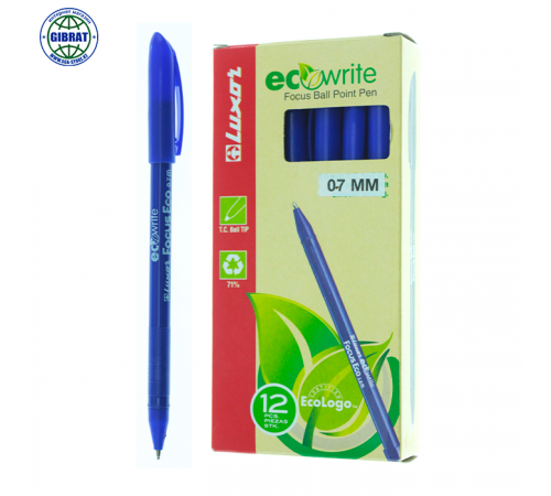 Ручка шариковая Focus Eco, 0,7мм, синий, 542.