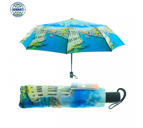 Зонтик полуавтомат Города 2417.