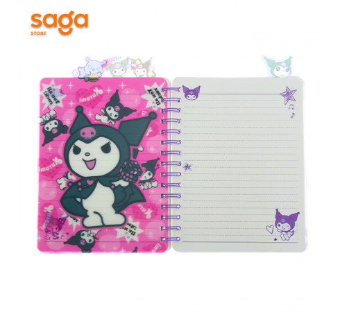 Блокнот на пружине со стикерами КУРОМИ 3D PP 002 1/40