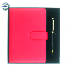 Ежедневник датированный, в клетку, красный, формат-А5.