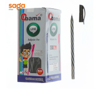 Ручка шариковая, черный, Обама/Obama"Line", 0,7мм, в коробке 50/1000/4000