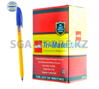 Ручка шариковая "Tri-Mate", 1.0мм, синий, в коробке-50шт.