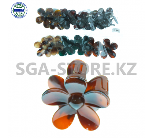 Набор заколок "Краб" в упаковке-12шт.TК 37-189