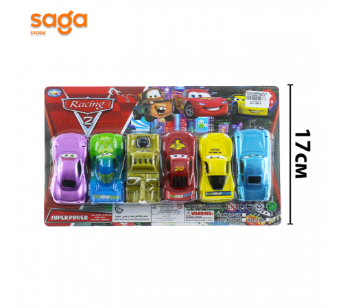 Машины Тачки в наборе-6шт.  198-7