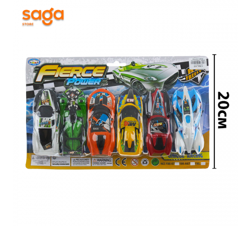 Машины спортивные Fierce power в наборе-6шт.  198-67