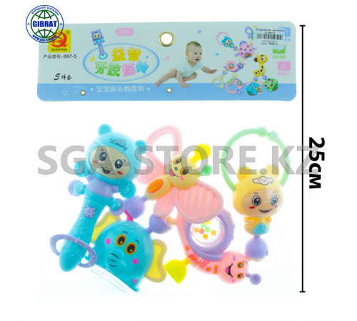 Погремушка в наборе-5шт. 697-5