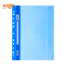 Файл L 20л (cиний) пластиковый, с вкладышами, 1/10/360