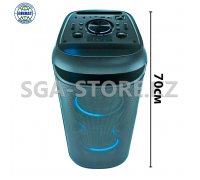 Музыкальная портативная bluetooth колонка с караоке, микрофон в комплекте DR 6616.