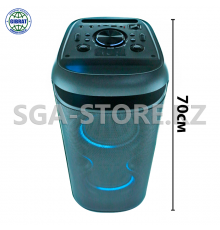 Музыкальная портативная bluetooth колонка с караоке, микрофон в комплекте DR 6616.