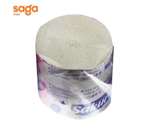 Туалетная бумага Сакура, в упаковке-10 рулона.