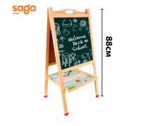 Доска мольберт магнитно-меловая, деревянная, 92801.