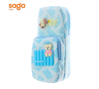 Школьный пенал Мишка, количество отделений-2шт.  6651.