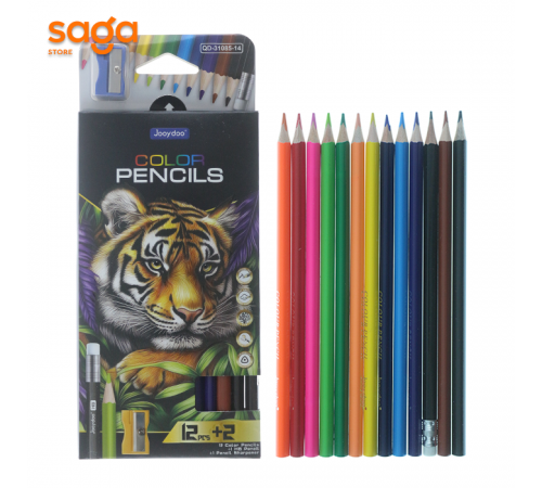 Цветные карандаши "Jooydoo", 14цв,  31085-14