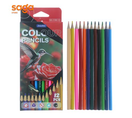 Цветные карандаши "Jooydoo", 12цв, 31082-12