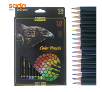 Цветные карандаши 18цв "Braden"BD 8038-18 1/12/160