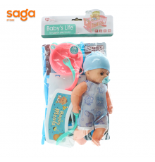 Кукла набор с посудой 004-22