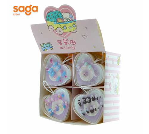 Ногти детские в футляре сердечка P3319.