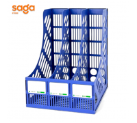 Лоток для документов, вертикальный, пластиковый, 3 секции.