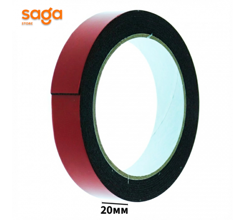 Клейкая лента/скотч, двухсторонняя, губка-2см.