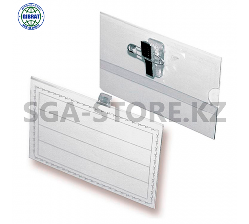 Бейдж вертикальный 90*57мм.