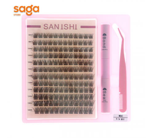 Реснички набор SANISHI (розовый)