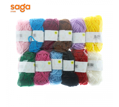 Нитки для ручной работы 12/1200 10g цена за штук