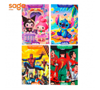 Цветной картон+бумага NUKTE 04704 1/128