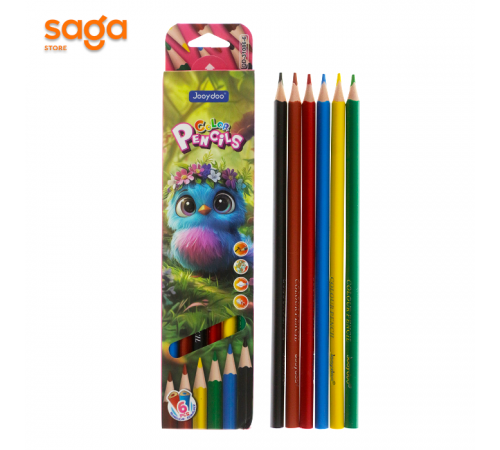 Карандаши цветные "Jooydoo" 24/480 31086-6цв