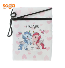 Кошелёк плоский с ремешком