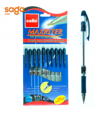 Ручка шариковая "Maxriter-cetto" CL-727 в упаковке-10шт (синийи красный)