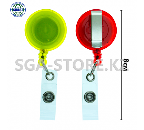 Держатель для бейджа с рулеткой