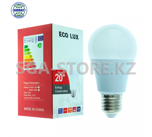 Лампочка 20w, E27, 6500, ECO LUX
