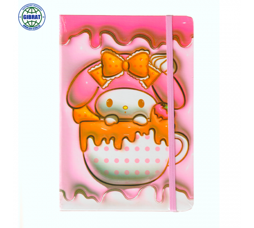 Блокнот на резинке, А5, 707-