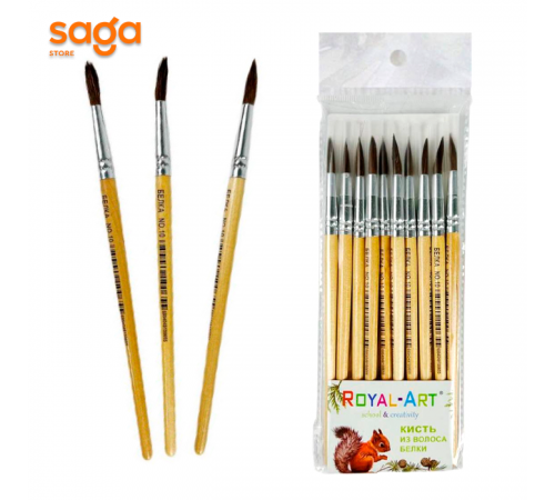 Художественные кисти "Белка NO.10", в упаковке-25шт. RA-7670
