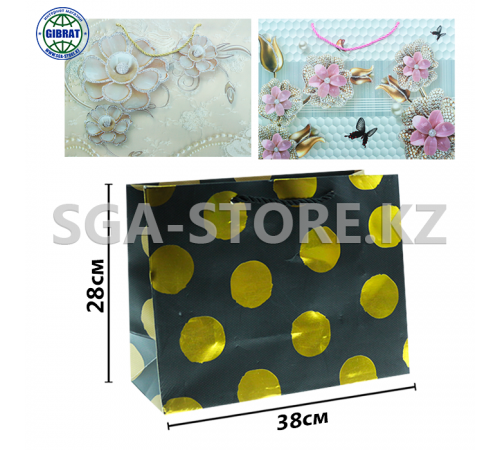 Пакет бумажный 38х28х12см