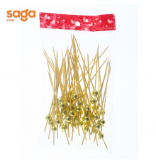 Шпажки бамбуковые в пачке 50шт "Жемчуг" 1/200 302-1