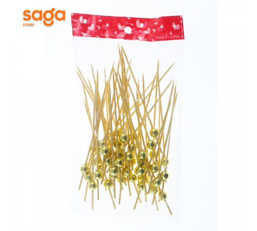 Шпажки бамбуковые в пачке 50шт "Жемчуг" 1/200 302-1