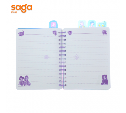 Блокнот на пружине со стикерами K-pop 3D PP 024 1/40