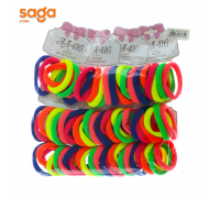 Резинки для волос ЦВЕТНОЙ  А-8-1 (пачка)