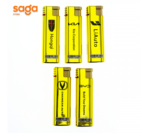 Зажигалка автоген золото 25/50/1000 T5-LG-997.