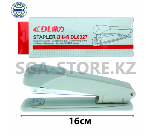 Степлер "DL-0327", до 25 листов, 24/6;26/6,