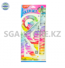 Линейки в наборе "YaLong", 30см, гелевый, 213601-30.