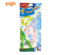 Линейки в наборе "YaLong", 30см, пластиковые, YL 88150.