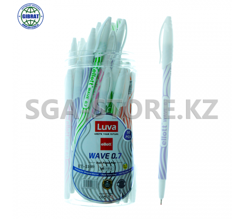 Ручка шариковая "Ellott-2109", 0,7mm, в упаковке-50шт.