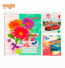 Тетрадь общая в линейку А5 48л, ELER-PLAST 1/144 4848