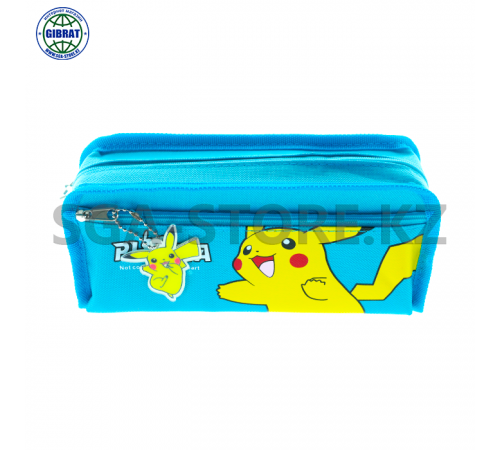 Школьный пенал Пикачю, количество отделений-2шт. 9883.