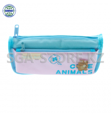 Школьный пенал "Мишка", количество отделений-2шт. 6607.