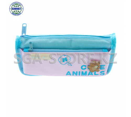 Школьный пенал "Мишка", количество отделений-2шт. 6607.