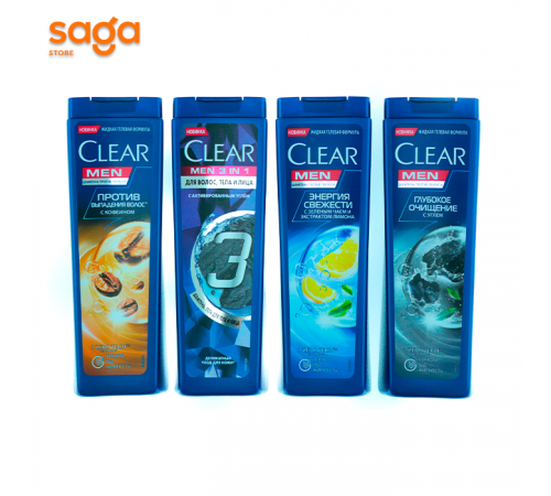 Шампунь Clear для мужчин 380мл.