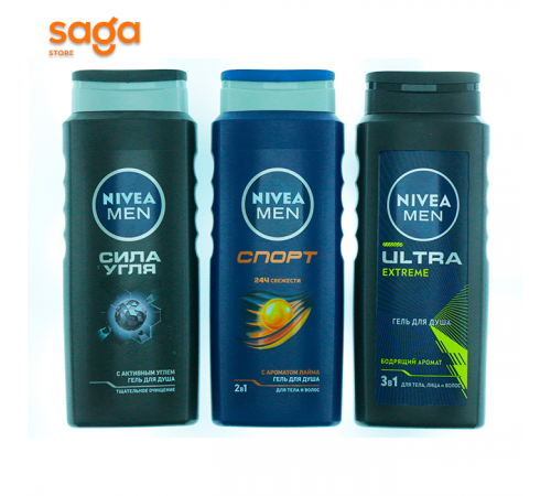 Гель Nivea для душа уход мужской 500мл.